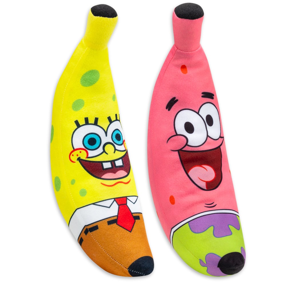 SpongeBob & Patrick Banana Plush Assortment | Good Stuff