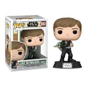 Star Wars Luke Skywalker and Grogu Funko Pop collectible figure