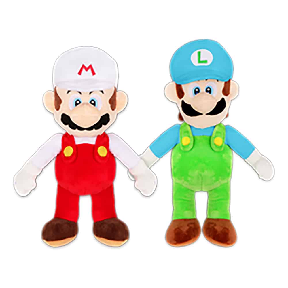 Mario And Luigi Fire & Ice Plush Assortment Nintendo | Good Stuff